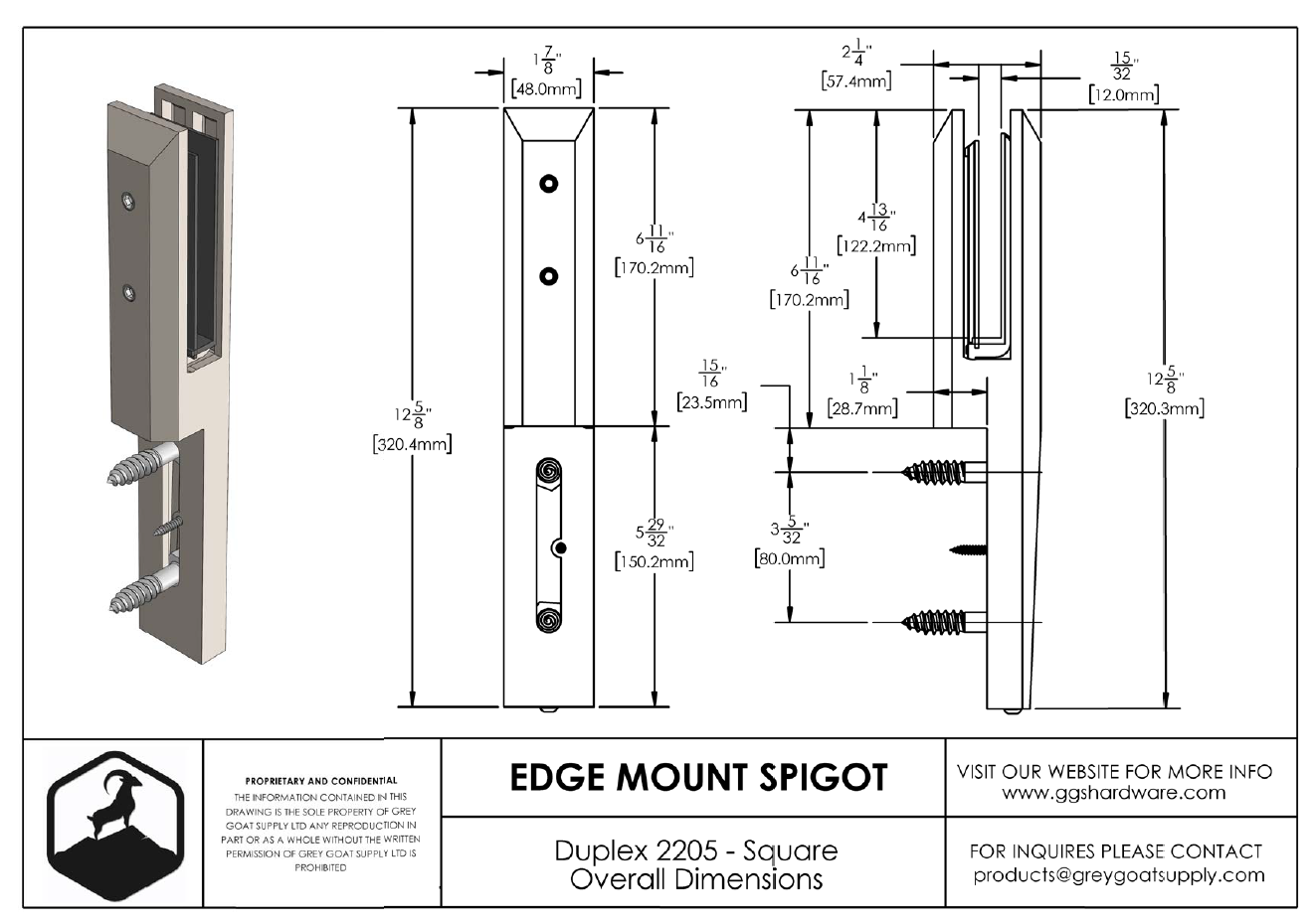 Glass railing clamp or spigot used for monting panels on stair risers