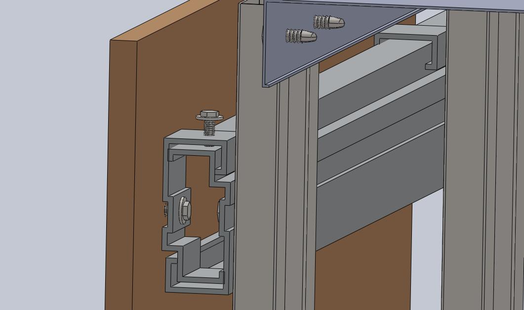 Rear fastened fiber cement panel using proprietary girt system that allows for panel alignment as well as support Rear fastened fiber cement panel using proprietary girt system that allows for panel alignment as well as support